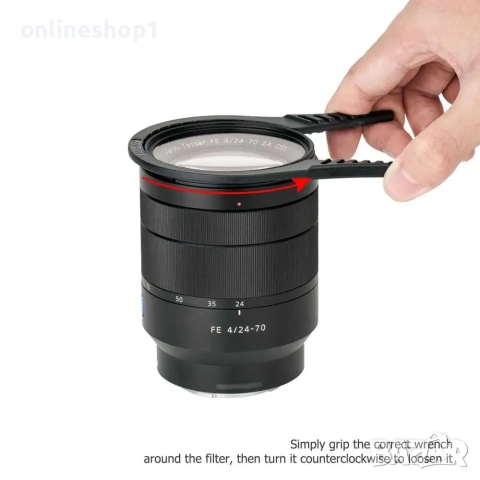 Ключ за сваляне на филтри за обектив 62-77mm (Скоба за UV, CPL, ND филтри), снимка 2 - Обективи и филтри - 55172070