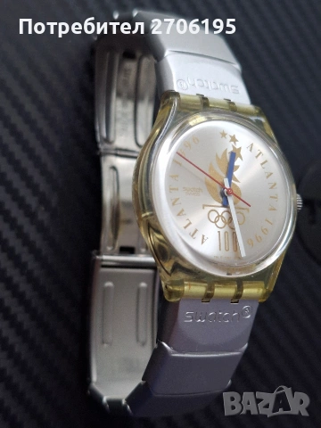 Часовник Swatch Atlanta 1996, снимка 4 - Мъжки - 54544090