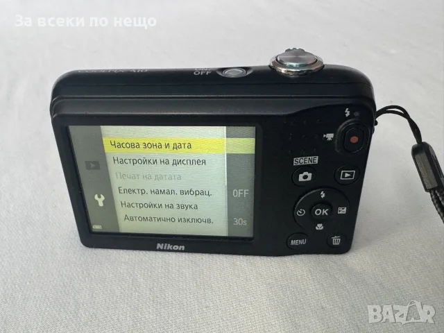 Цифров фотоапарат Nikon Coolpix A10 , 16.1MP , 5х оптичен зум, снимка 9 - Фотоапарати - 55411618