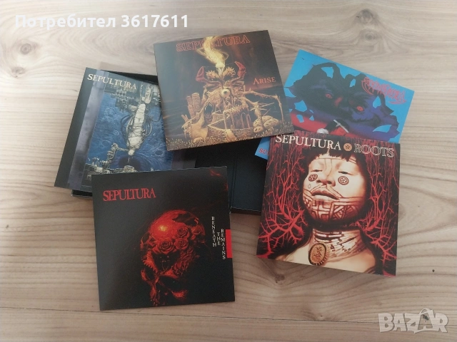 Оригинални CD дискове Max Cavalera - Sepultura 1987-1996 box set 5 броя, снимка 5 - CD дискове - 54893354