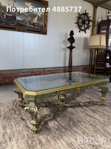 Елегантна холна маса в стил Louis XV / Rococo revival 
, снимка 2 - Маси - 55282029