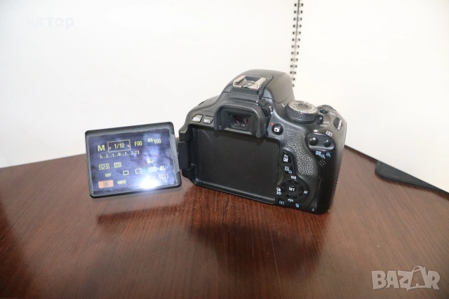 canon eos 600d с canon efs 18-55 обектив комплект, снимка 7 - Фотоапарати - 55001547