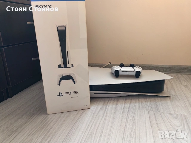 Продавам PS5 (Plaistation 5) + 1бр. контролер и кутия, снимка 4 - PlayStation конзоли - 52863631