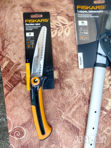 Трион Градински за Дърво FISKARS Xtract SW73 160мм НОВ! НЕРАЗПЕЧАТАН!, снимка 3 - Градински инструменти - 54608005