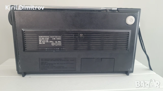 Grundig Yacht Boy 650 – всевълнов ретро радиоприемник (FM / MW / LW / SW), снимка 5 - Радиокасетофони, транзистори - 55123830