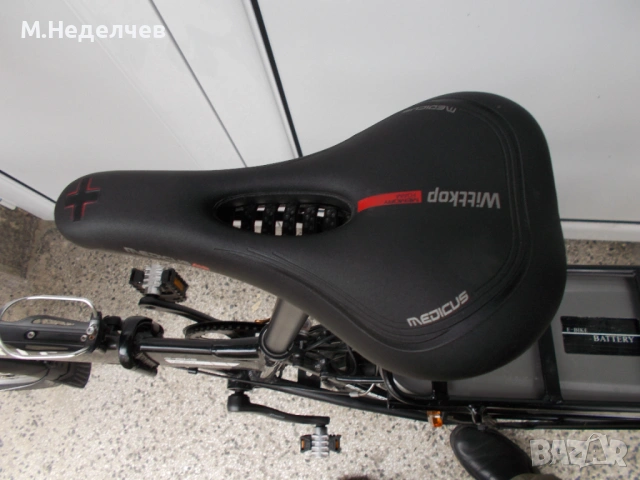 Електрически сгъваем 20" велосипед, снимка 3 - Велосипеди - 54006596