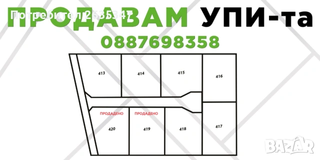 Продавам 2 УПИ с обща площ 1342 кв.м, в с. Марково, снимка 2 - Парцели - 51197076