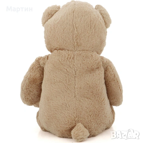 Плюшена играчка Mappy Fluffy Friends, Мечка с мече, 130 см, Бежова, снимка 4 - Плюшени играчки - 54660966