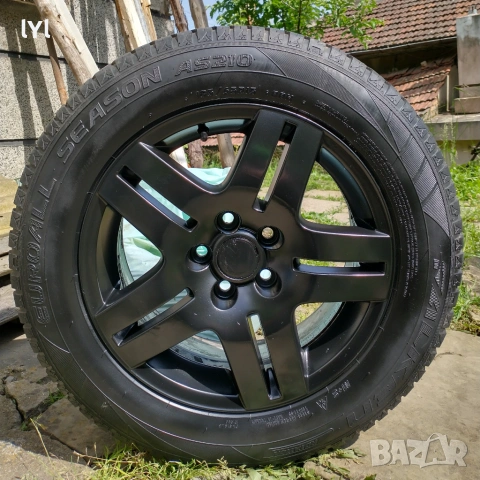 Джанти с гуми VW 15" ЦО 57.1мм 5х100, снимка 3 - Гуми и джанти - 54740178