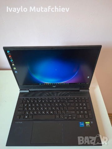 Gaming лаптоп HP Victus 16 – i7 / RTX 3050 / 16GB RAM – Отлично състояние