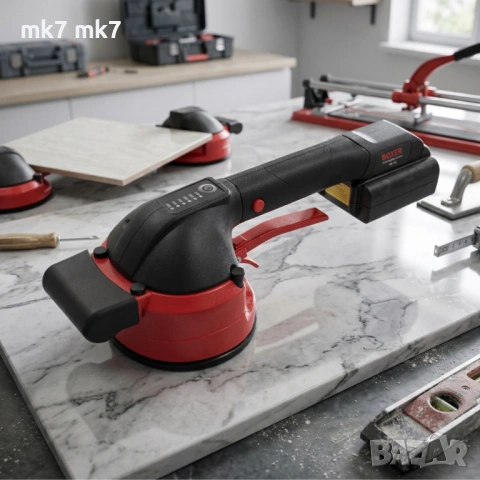 Вибрационна вендуза за плочки Boxer BX702 – Прецизно нивелиране без въздушни мехури, снимка 5 - Други инструменти - 54914088