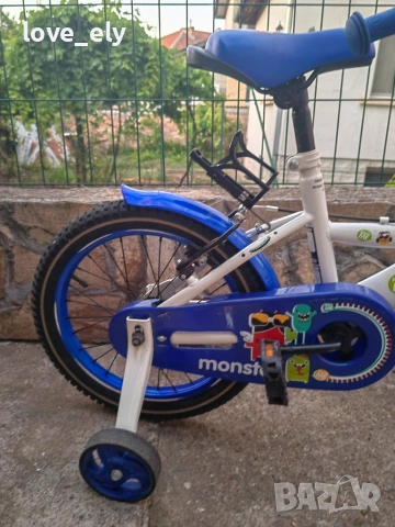 Детско колело синьо 1281 Moni 12“, снимка 2 - Велосипеди - 55157977