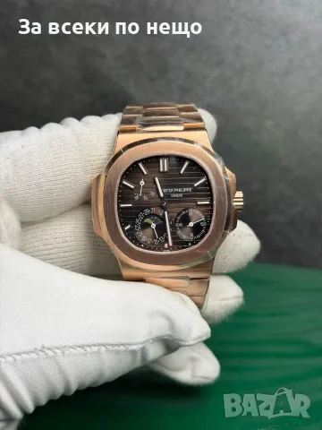 Patek Philippe Nautilus 5712 Moon Phase Rose Gold Мъжки Часовник Код Chronolux70
