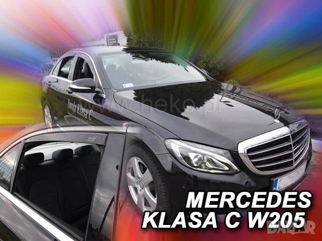 К-кт 4бр предни и задни Ветробрани HEKO за Мерцедес Mercedes C Class W204 W205 S205, снимка 2 - Аксесоари и консумативи - 39092396