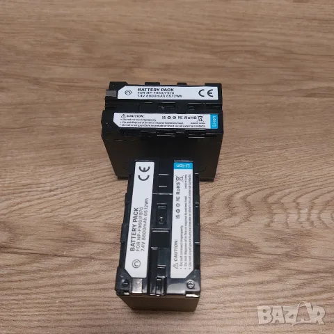 Комплект 2 бр. Батерии NP-F970 / NP-F960 (8800mAh, 7.4V) за LED осветление и видеокамери