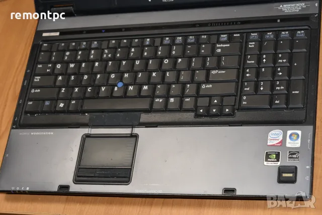 Hp Compaq 8710W - 17 инчов лаптоп / мобилна работна станция / mobile workstation - зарядно батерия, снимка 4 - Лаптопи за работа - 55314752