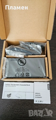 Нова докинг станция Lenovo Thunderbolt 3 Essential Dock 40AV0135EU, снимка 8 - Друга електроника - 54793326