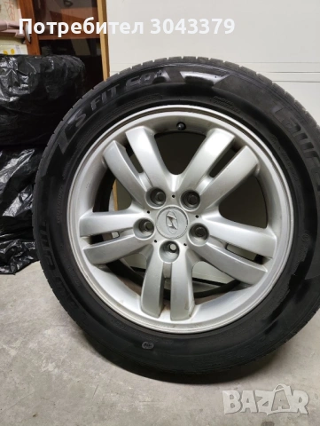 Летни гуми с джанти Hyundai 16 цола 5х114.3 , снимка 3 - Гуми и джанти - 54387694