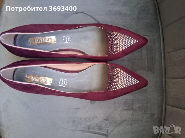 Официални обувки, бордо