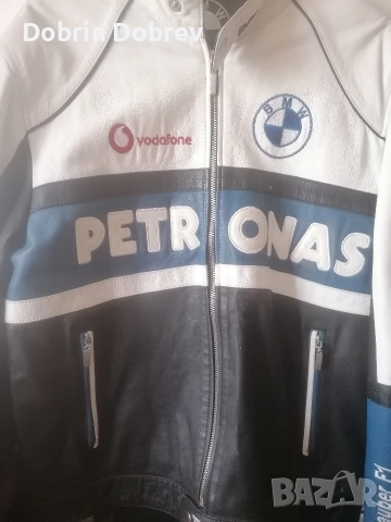 Кожено яке BMW Petronas, снимка 3 - Якета - 54669099