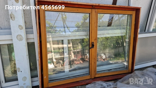 Дървена дограма + каса 150/110 см, снимка 2 - Дограми - 55228302