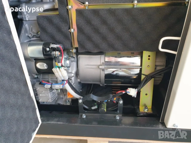Трифазен Дизелов Генератор 10kW - Обезшумен, снимка 16 - Други машини и части - 54479385