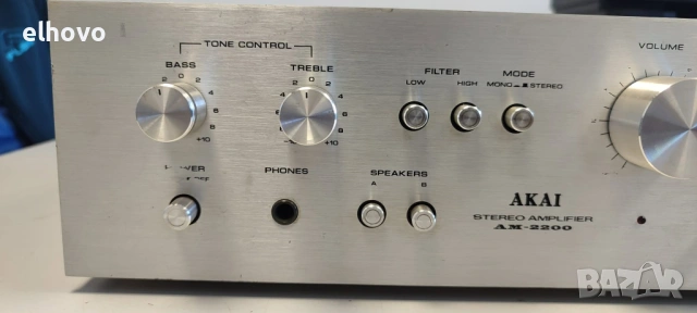 Стерео усилвател Akai AM-2200, снимка 5 - Ресийвъри, усилватели, смесителни пултове - 54865325