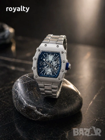 Richard Mille Нов Мъжки Часовник Кварцов Механизъм Различни Цветове , снимка 4 - Мъжки - 54430261