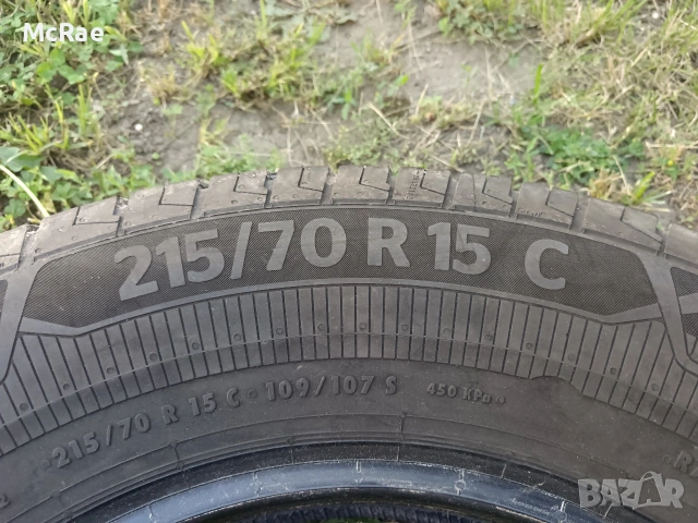 Continental Vancontact Eco 215/70/15, снимка 5 - Гуми и джанти - 54742876