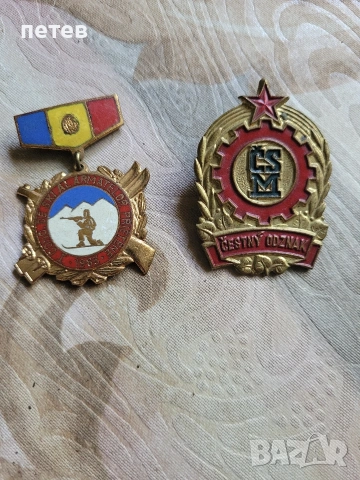 значка. нагръден знак. медал. орден., снимка 6 - Антикварни и старинни предмети - 54720409