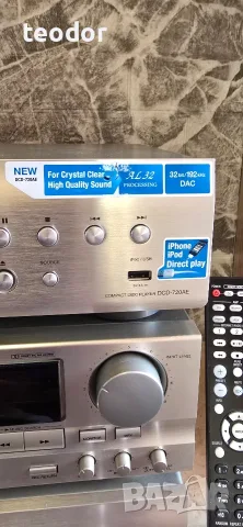СЕТ**DENON PMA 720 AE**,DENON DCD 720 AЕ**&DENON DRM 740, снимка 4 - Аудиосистеми - 46758482