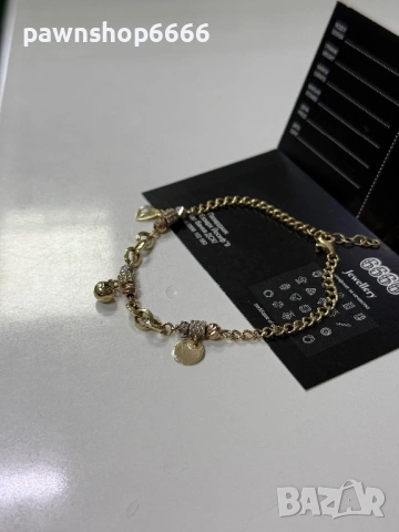 Златна гривна 14К - 5,33 грама, снимка 3 - Гривни - 54291046