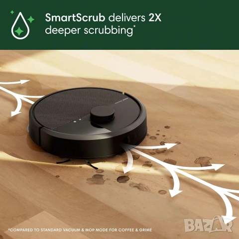 Прахосмукачка Робот iRobot Roomba Plus 405 Combo Докинг Станция Самопочистване AutoWash LiDAR 7000Pa, снимка 3 - Прахосмукачки - 55236049