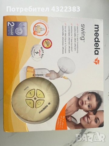 Medela Swing електрическа помпа за кърма – напълно изправна, с кутия и аксесоари