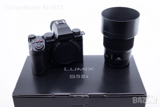 Panasonic Lumix S5 IIX + 50mm f/1.8 – КАТО НОВ (под 700 кадъра), Гаранция до 2027!, снимка 3 - Фотоапарати - 54357572