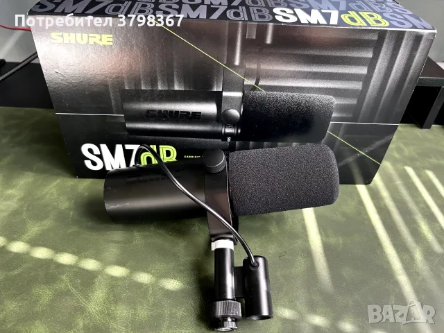 Студиен Микрофон Shure SM7B XLR, снимка 4 - Микрофони - 55389443