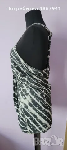KAREN MILLEN интересен памучен потник, снимка 3 - Потници - 55422108