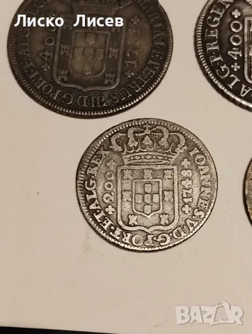 Португалия 8 броя лот сребърни монети (1748-1816), снимка 16 - Нумизматика и бонистика - 55358135