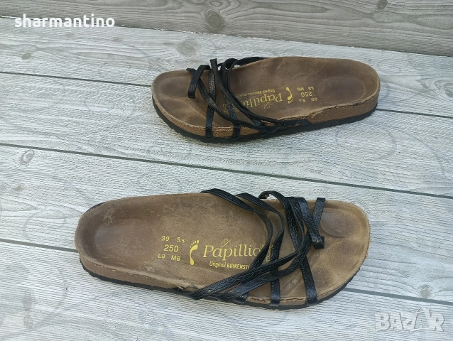 Birkenstock Pappilio N 39 кожени чехли, снимка 2 - Чехли - 55014060