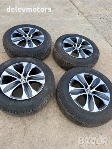 8J ET35, 5x114.3, 18 цола алуминиеви джанти с гуми 235/65/18 от Toyota Highlander (GSU7) 3.5 VVTI , снимка 2 - Гуми и джанти - 55265360