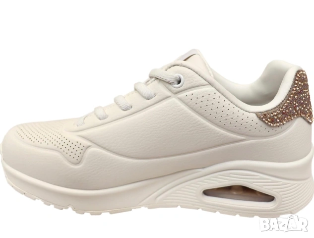 Дамски маратонки с връзки Skechers Uno - Dazzle Away, снимка 2 - Дамски ежедневни обувки - 55161830