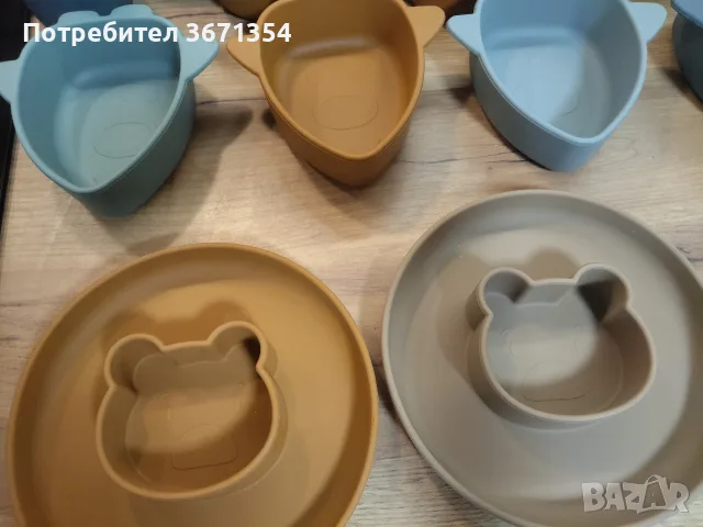 Комплект бебешки аксесоари, снимка 3 - Прибори, съдове, шишета и биберони - 55365054