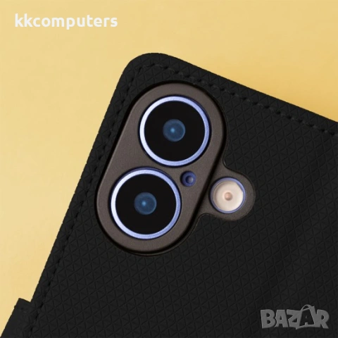 Калъф тефтер Smart Triangle, За Samsung Galaxy S26, Черен и Протектор, снимка 4 - Калъфи, кейсове - 54891149