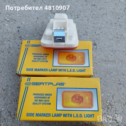 5 бр. нови налични LED габаритни лампи с 4 диода. Нови, неизползвани. , снимка 4 - Аксесоари и консумативи - 54693697