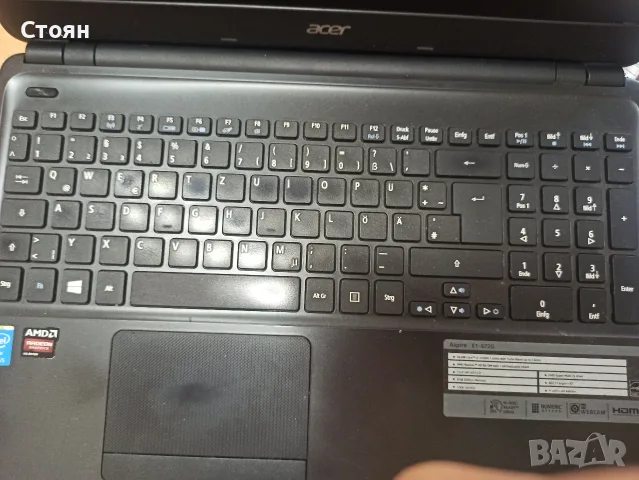 Лаптоп Acer Aspire E1 , снимка 3 - Лаптопи за дома - 55445915