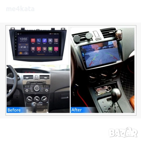 9 инчова мултимедия за Mazda 3 2009-2013 + Подарък камера, снимка 3 - Аксесоари и консумативи - 54860914