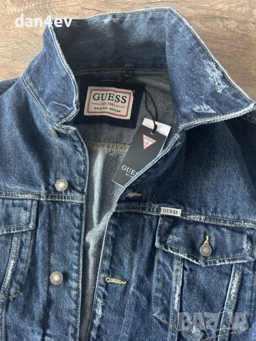 Дънково яке Guess, снимка 4 - Якета - 55600944
