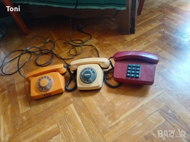 ретро винтидж телефон 3 броя