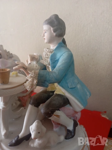 Порцеланова статуетка,композиция, снимка 3 - Други ценни предмети - 54075768