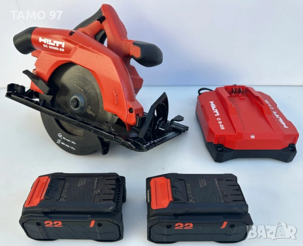 Hilti SC 30WR-22 Nuron - Безчетков ръчен циркуляр 22V перфектен!
